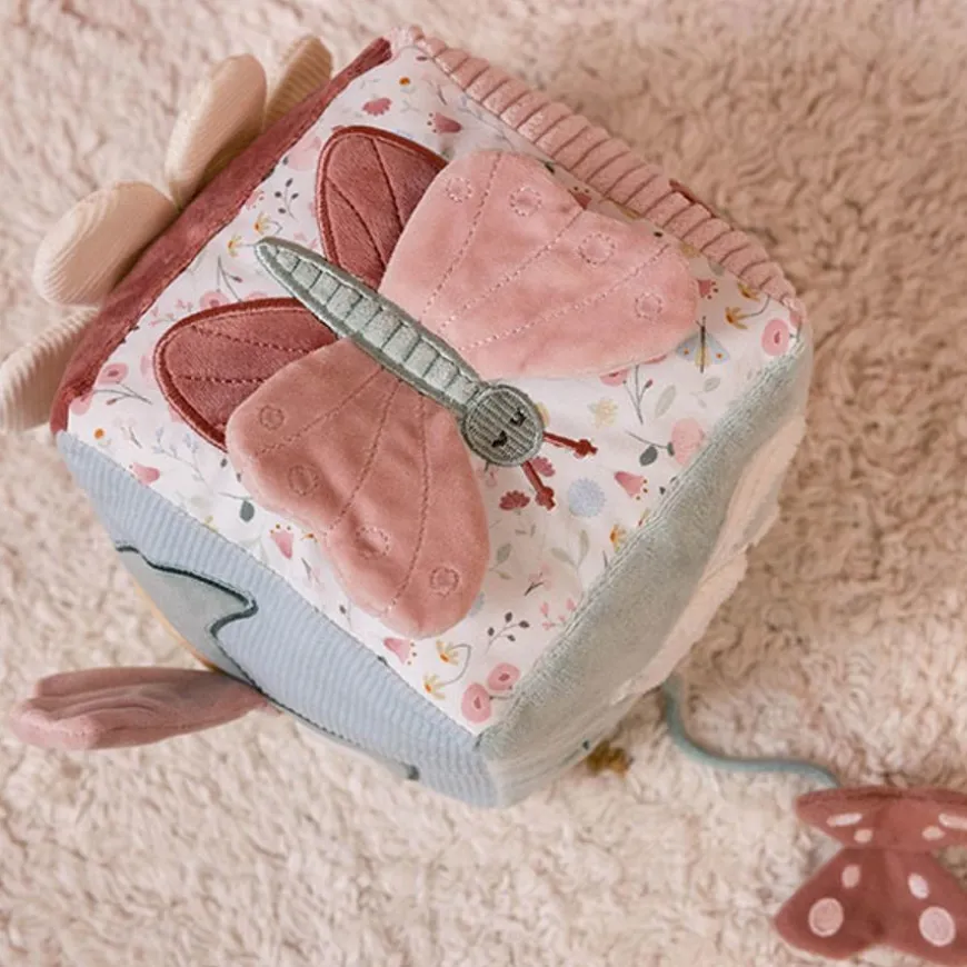 Activiteitenkubus Soft Flowers & Butterflies - Little Dutch