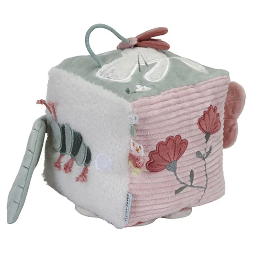 Activiteitenkubus Soft Flowers & Butterflies - Little Dutch