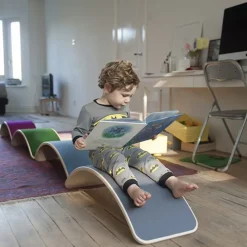 Balance Board Wobbel Original Blank Gelakt Vilt Roest
