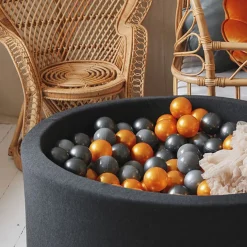 Ballenbad Graphite 90X40 Cm Incl. Ballen - Moje