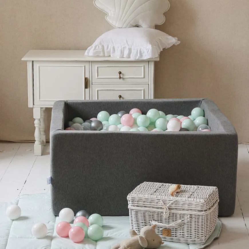 Ballenbad Grey 90X90X40 Incl. Ballen - Moje
