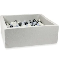 Ballenbad Light Grey 110X110X40 Incl. Ballen - Moje
