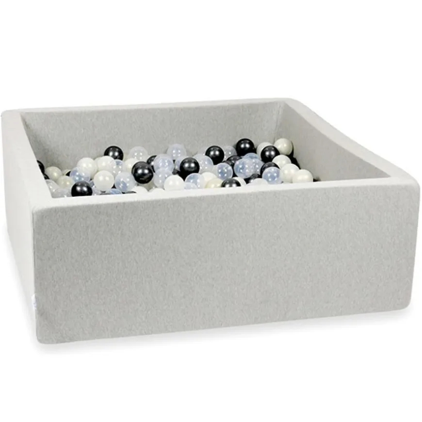 Ballenbad Light Grey 110X110X40 Incl. Ballen - Moje