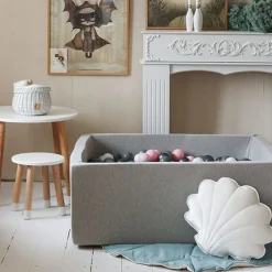 Ballenbad Light Grey 110X110X40 Incl. Ballen - Moje