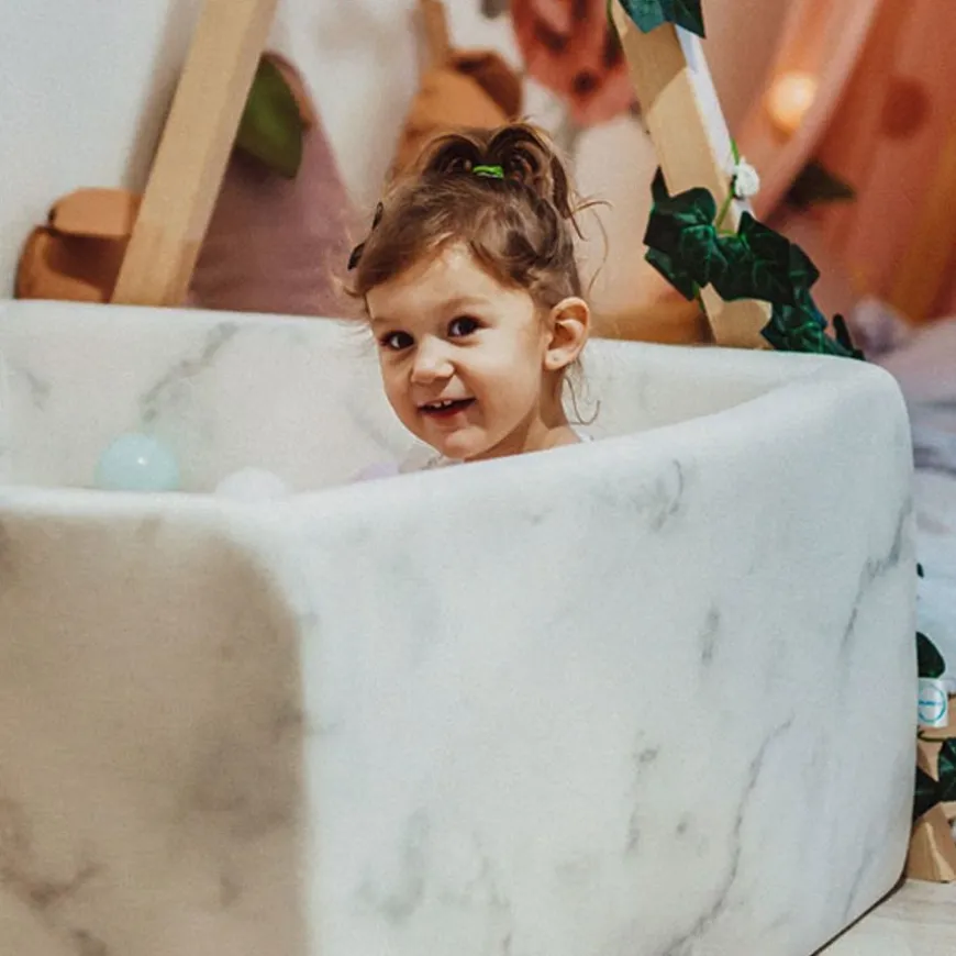 Ballenbad Marble 110X110X40 Incl. Ballen - Moje