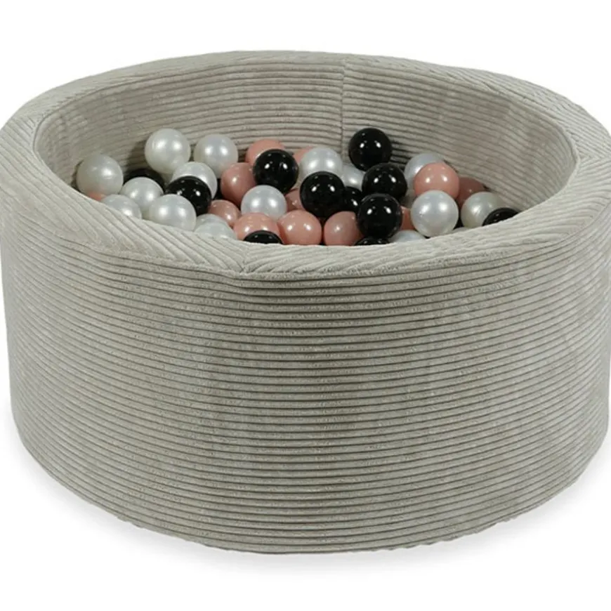 Ballenbad Rib Velvet Grey 90X40 +Ballen - Moje