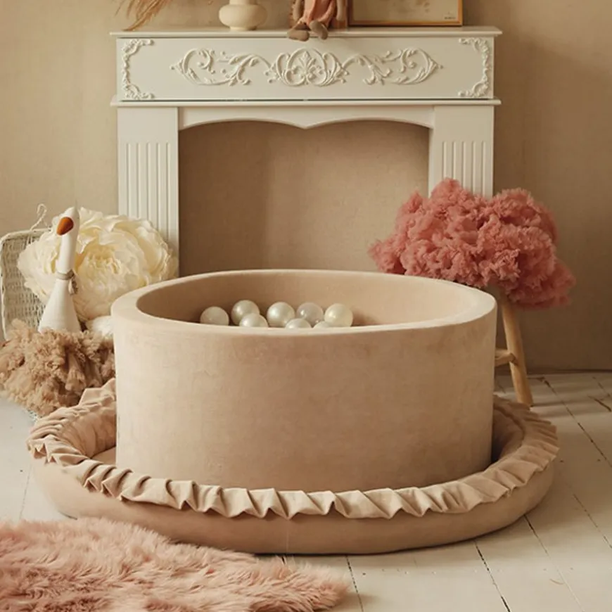 Ballenbad Velvet Beige 90X40 +Ballen - Moje