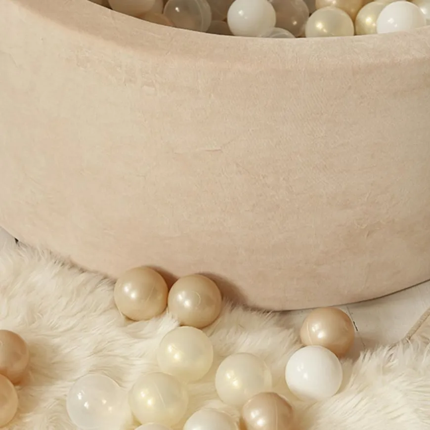 Ballenbad Velvet Beige 90X40 +Ballen - Moje