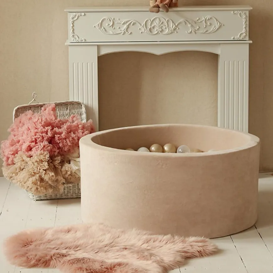 Ballenbad Velvet Beige 90X40 +Ballen - Moje