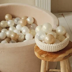 Ballenbad Velvet Beige 90X40 +Ballen - Moje