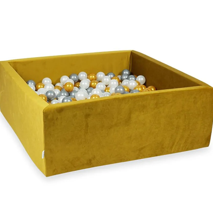 Ballenbad Velvet Gold 110X110X40 Incl. Ballen - Moje