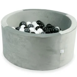 Ballenbad Velvet Grey 90X40 Cm Incl. Ballen - Moje