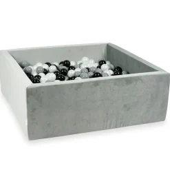Ballenbad Velvet Grey 110X110X40 Incl. Ballen - Moje