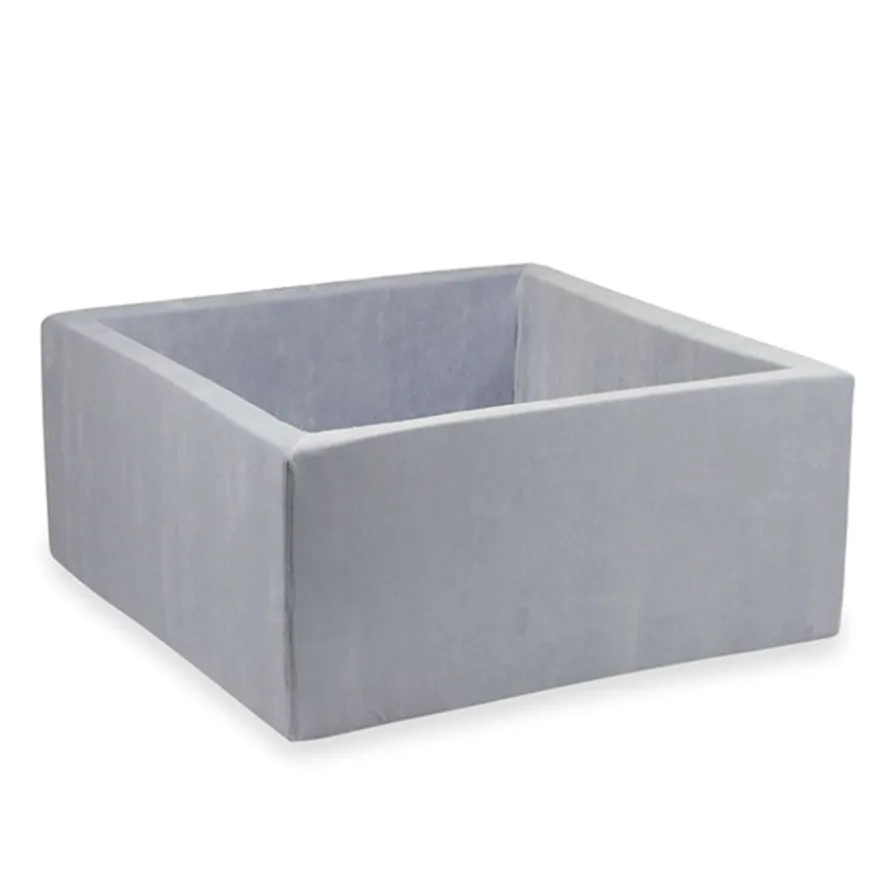 Ballenbad Velvet Light Grey 90X90X40 +Ballen - Moje
