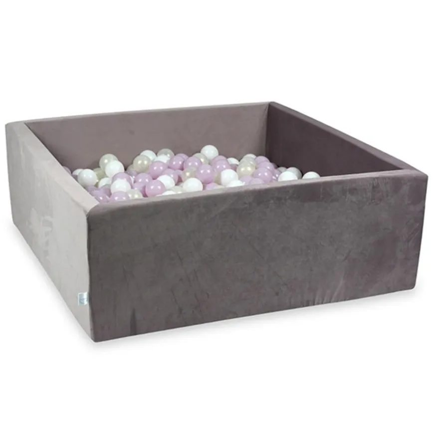 Ballenbad Velvet Lila 110X110X40 Incl. Ballen - Moje