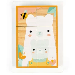 Blokpuzzel Dieren 6St - Janod