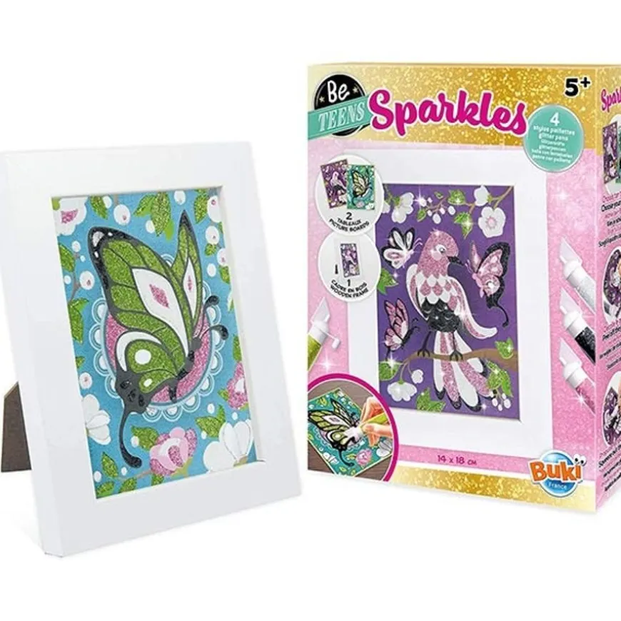 Buki Glitter Schilderijtjes Vogels
