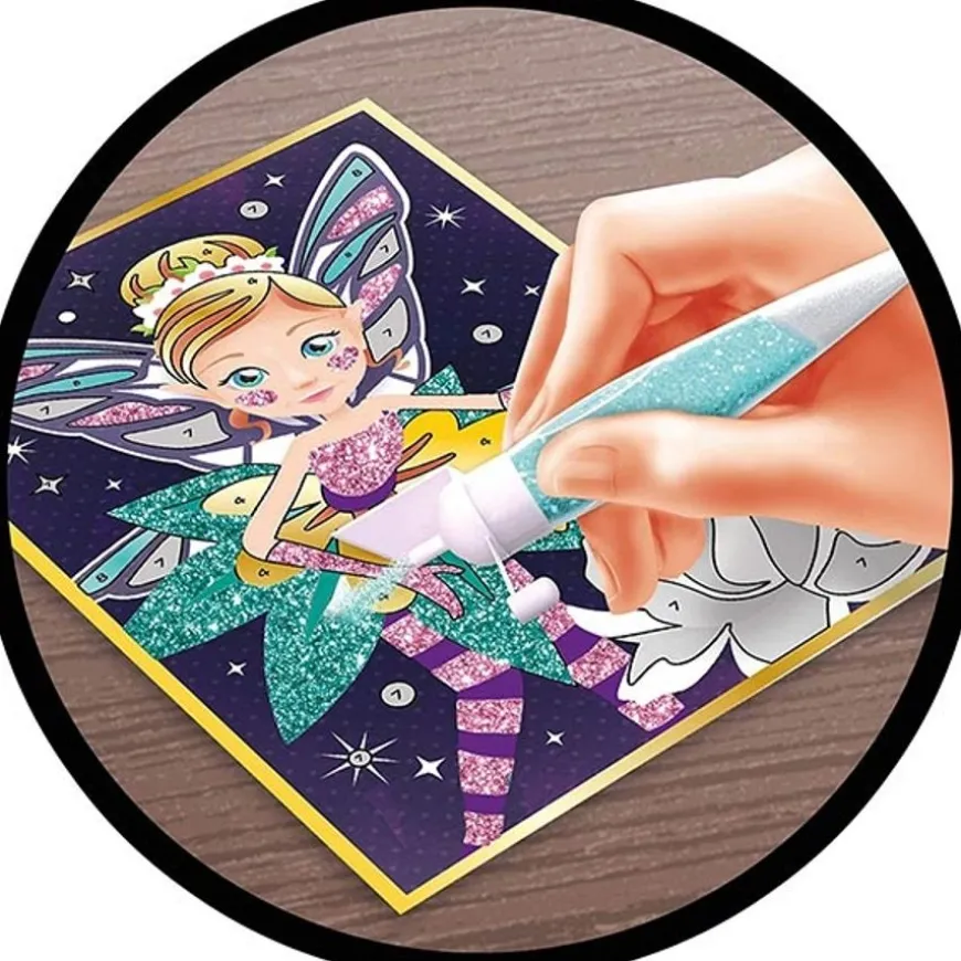 Buki Glitter Schilderijtjes Fee