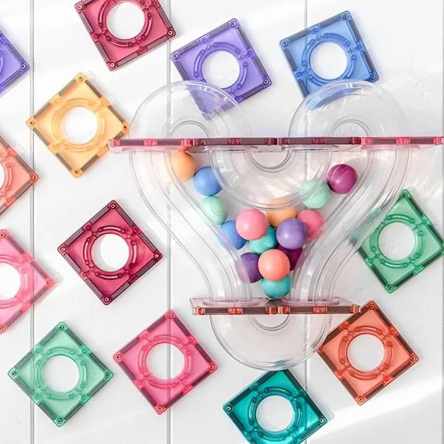 Connetix Tiles Ball Run Ballen Pastel 16 Stuks