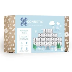 Connetix Tiles Clear Rectangle Pack 12 Pc Magneetblokken