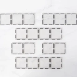 Connetix Tiles Clear Rectangle Pack 12 Pc Magneetblokken