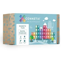 Connetix Tiles Pastel Rectangle Pack 24 Pc Magneetblokken
