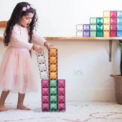 Connetix Tiles Pastel Rectangle Pack 24 Pc Magneetblokken