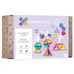 Connetix Tiles Pastel Shape Expansion Pack 48 Pc Magneetblokken