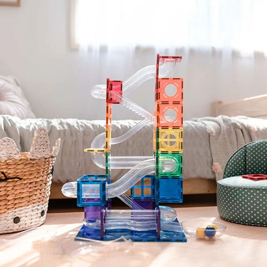 Connetix Tiles 92 Piece Ball Run Pack Magneetblokken