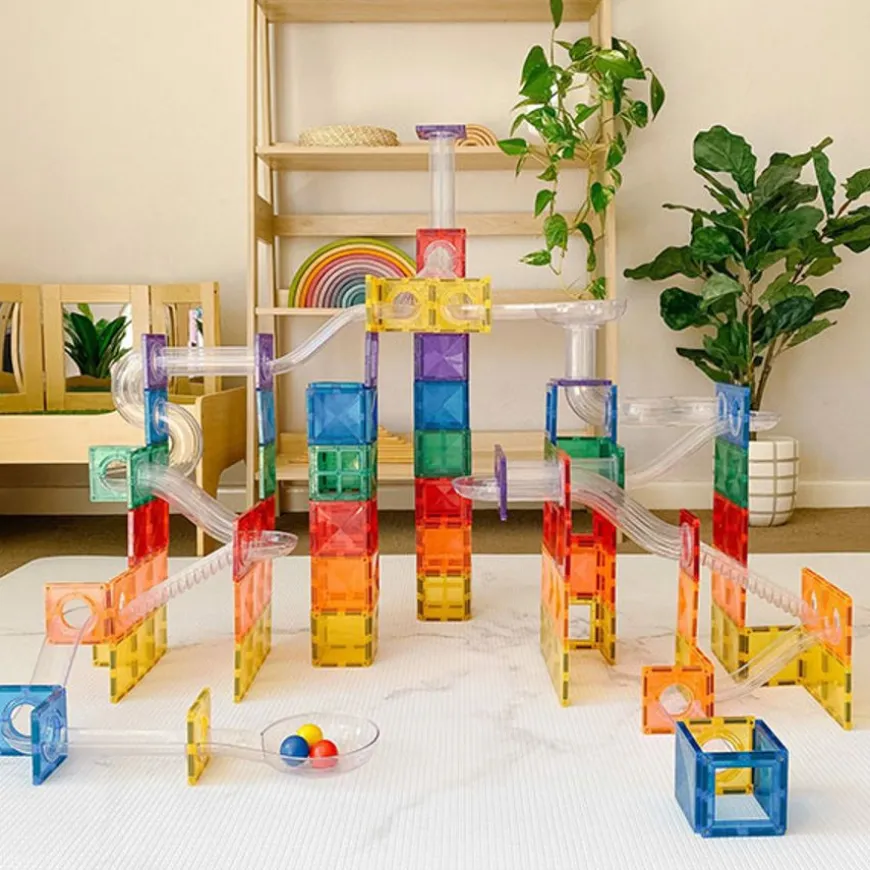 Connetix Tiles 92 Piece Ball Run Pack Magneetblokken
