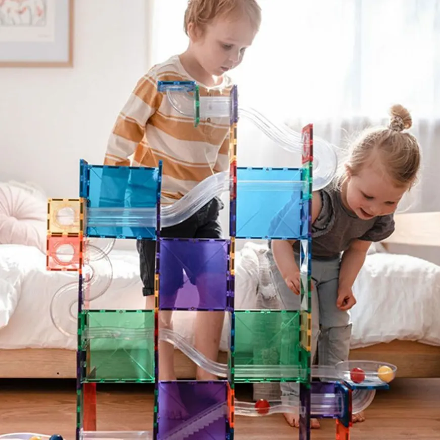 Connetix Tiles 92 Piece Ball Run Pack Magneetblokken
