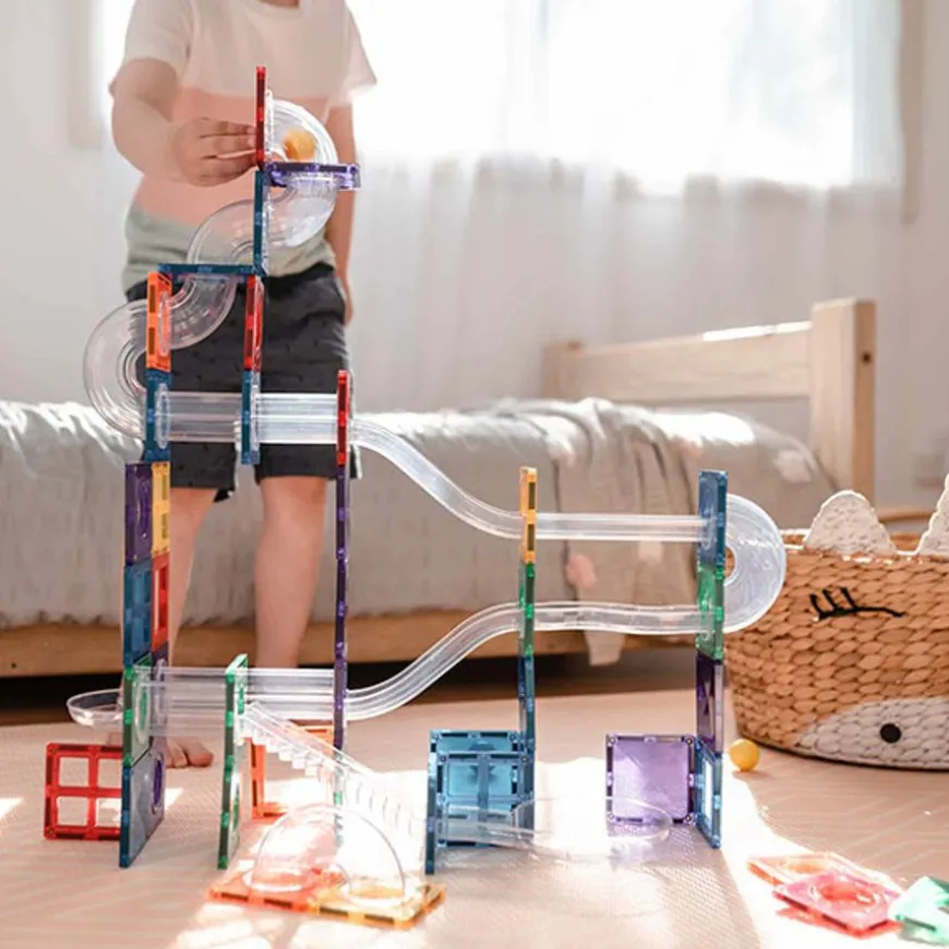 Connetix Tiles 92 Piece Ball Run Pack Magneetblokken