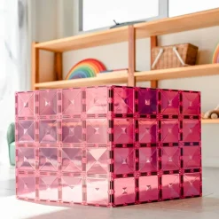 Connetix Tiles 2 Piece Base Plate Pink & Berry Pack Magneetblokken
