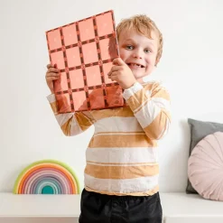 Connetix Tiles 2 Piece Base Plate Lemon & Peach Pack Magneetblokken