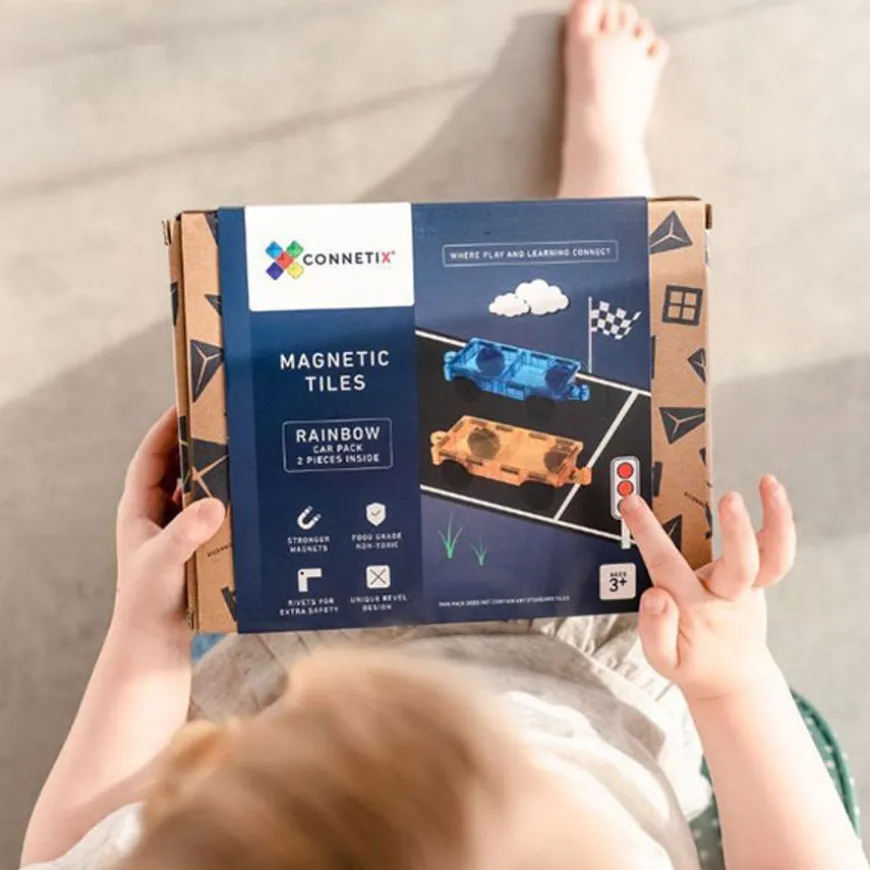 Connetix Tiles 2 Piece Car Pack Magneetblokken