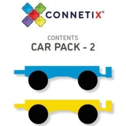 Connetix Tiles 2 Piece Car Pack Magneetblokken