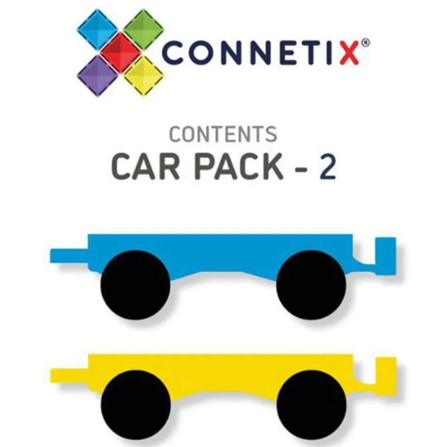 Connetix Tiles 2 Piece Car Pack Magneetblokken