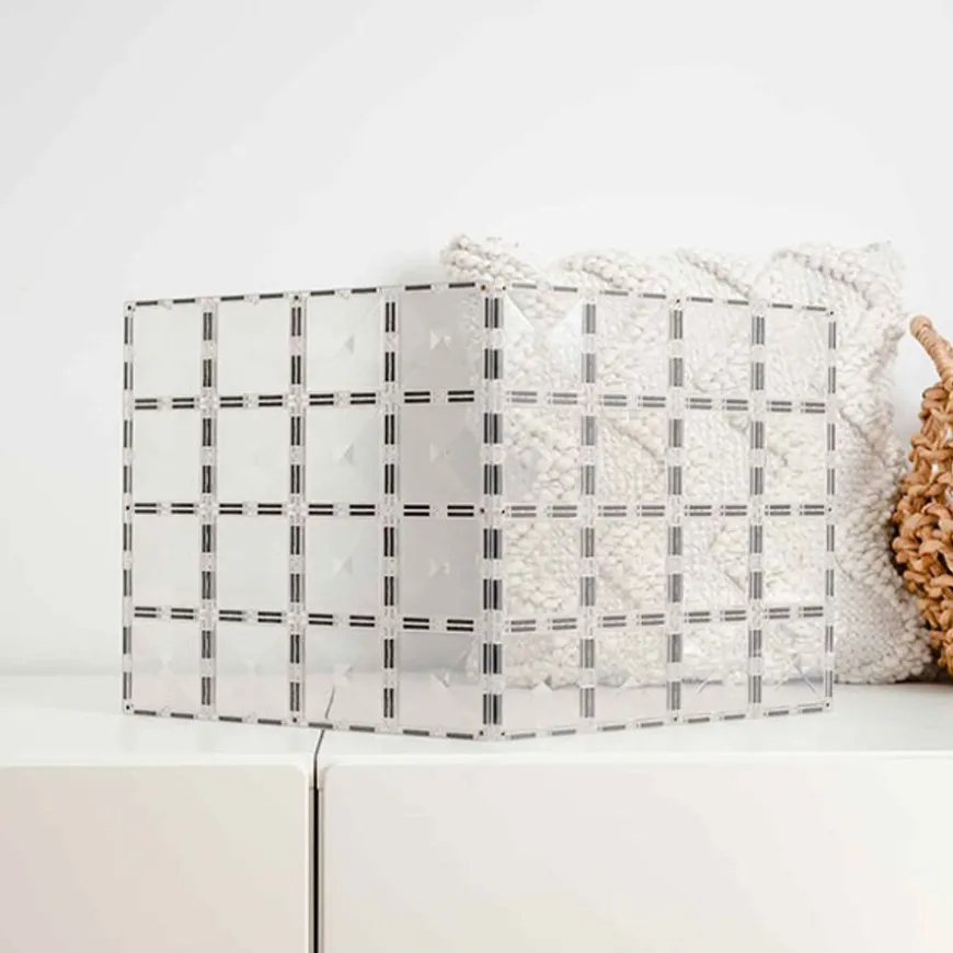 Connetix Tiles 2 Piece Clear Base Plate Pack Magneetblokken