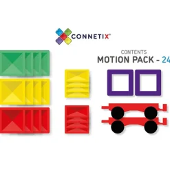Connetix Tiles 24 Piece Motion Pack Magneetblokken