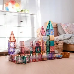 Connetix Tiles 106 Piece Pastel Ball Run Pack Magneetblokken
