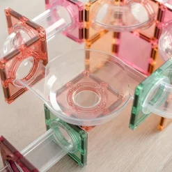 Connetix Tiles 80 Piece Pastel Ball Run Expansion Pack Magneetblokken