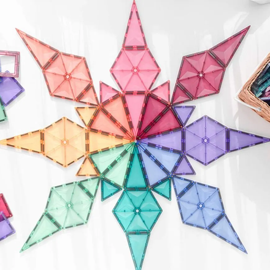Connetix Tiles 40 Piece Pastel Geometry Pack Magneetblokken