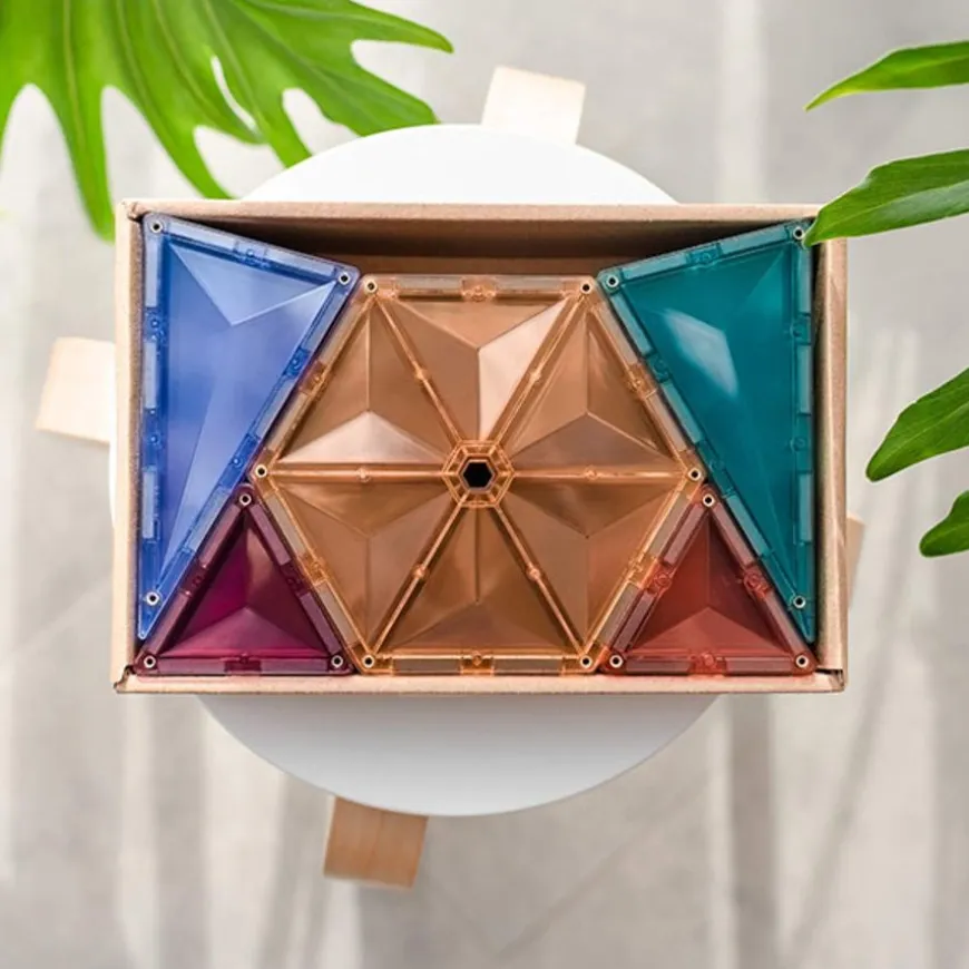 Connetix Tiles 40 Piece Pastel Geometry Pack Magneetblokken
