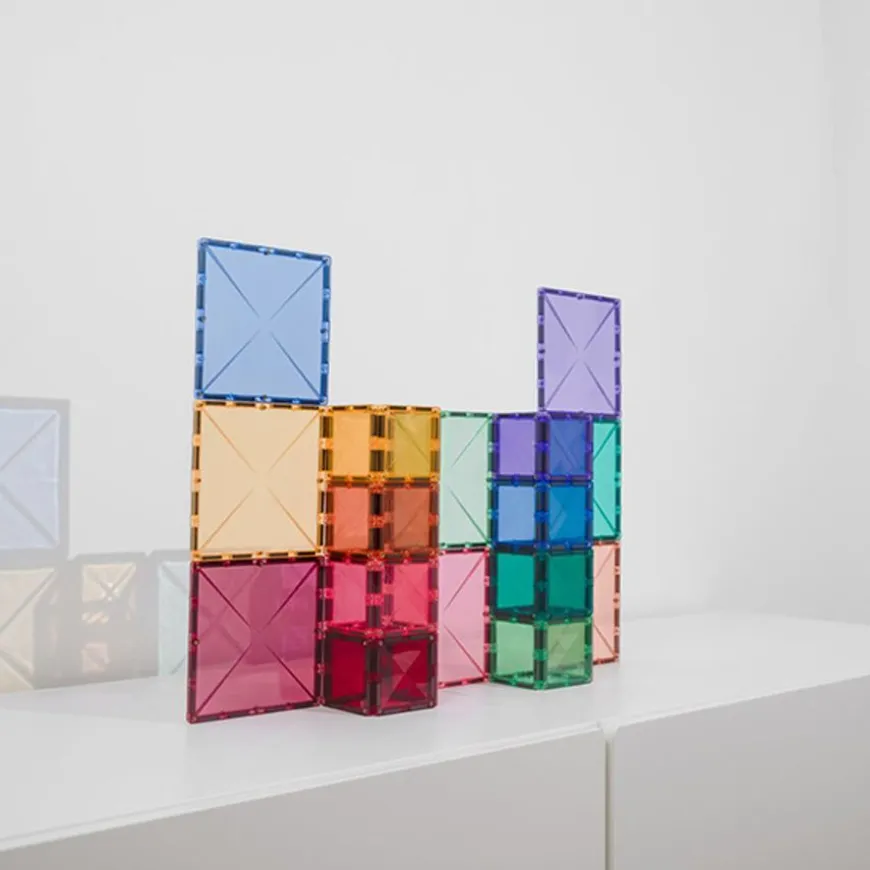Connetix Tiles 40 Piece Pastel Square Pack Magneetblokken