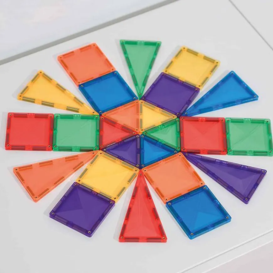 Connetix Tiles 24 Piece Rainbow Mini Pack Magneetblokken