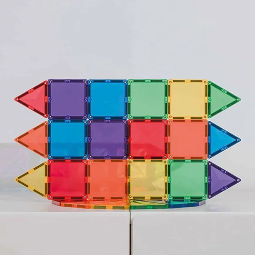 Connetix Tiles 24 Piece Rainbow Mini Pack Magneetblokken