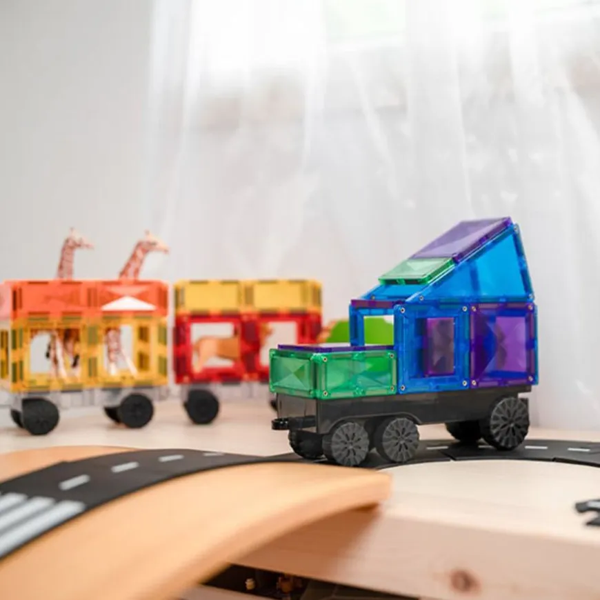Connetix Tiles 50 Piece Rainbow Transport Pack Magneetblokken