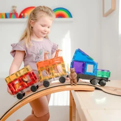 Connetix Tiles 50 Piece Rainbow Transport Pack Magneetblokken