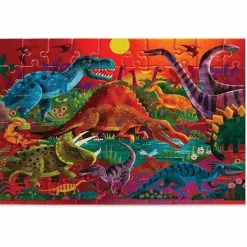 Crocodile Creek Folie Puzzel Dazzling Dinos
