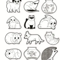 Crocodile Creek Inkleur Stickers Playful Pets